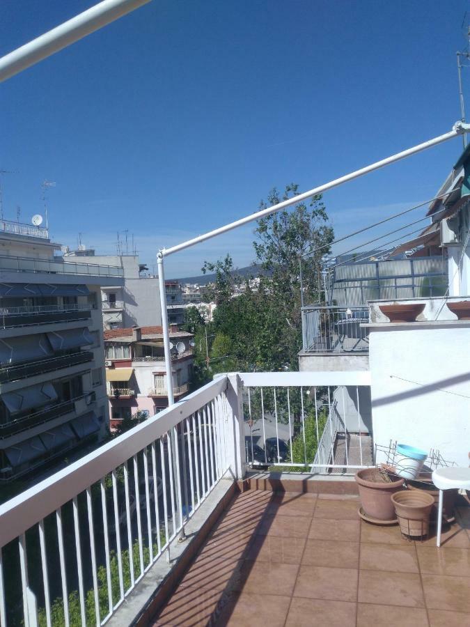 Cozy Penthouse Next To Metro Station Apartment Thessaloniki Exterior photo